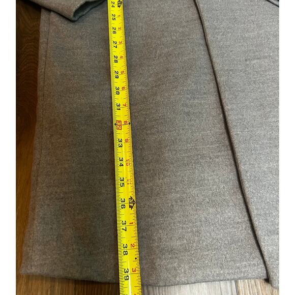 NOVA MEN Gray Long Overcoat Men's Size Medium - Picture 5 of 9